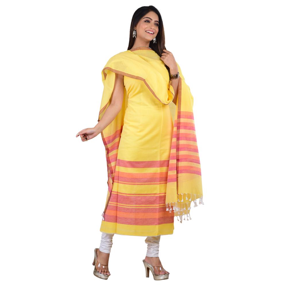 Handloom Cotton 2 Piece Suit