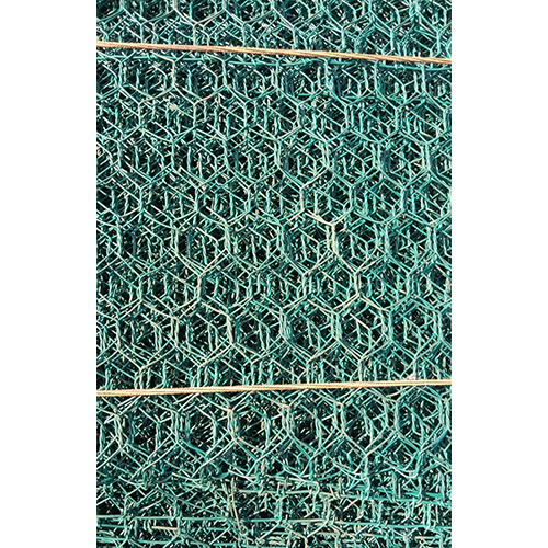 Pvc Gabion Box - Color: Green