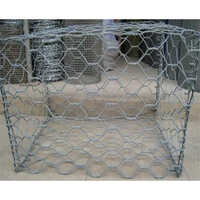 Zinc Pvc Coated Gabion Box - Color: Silver