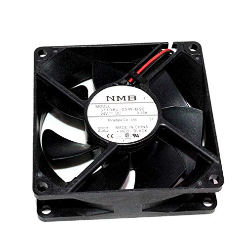 NMB MAT 3110KL-05W-B50,Server Cooler Fan NMB 3110KL-05W-B50 24V 0.15A, Inverter Cooling Fan for 80 * 80 * 25mm 2-Wire