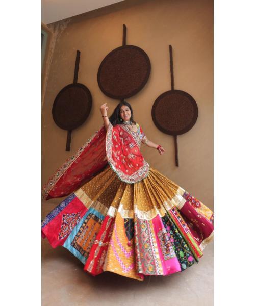NAVRATRI GAMTHI WORK CHOLI