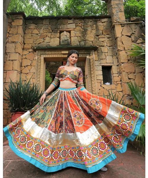 NAVRATRI GAMTHI WORK CHOLI