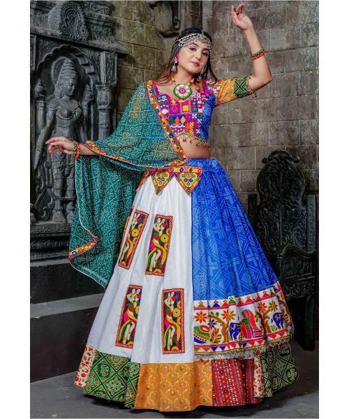 NAVRATRI GAMTHI WORK CHOLI
