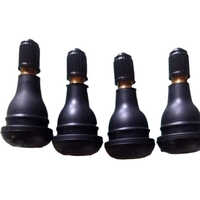 Motorcycle Tubeless Valve - Color: Black