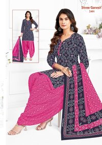 Shree Ganesh Bandhani Patiyala Vol-04  Dress Material