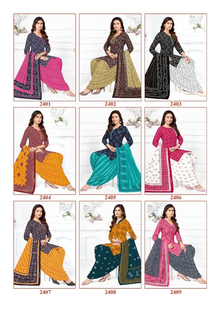 Shree Ganesh Bandhani Patiyala Vol-04  Dress Material