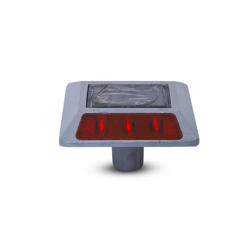 Solar Road Stud Oval Shape - Color: Red