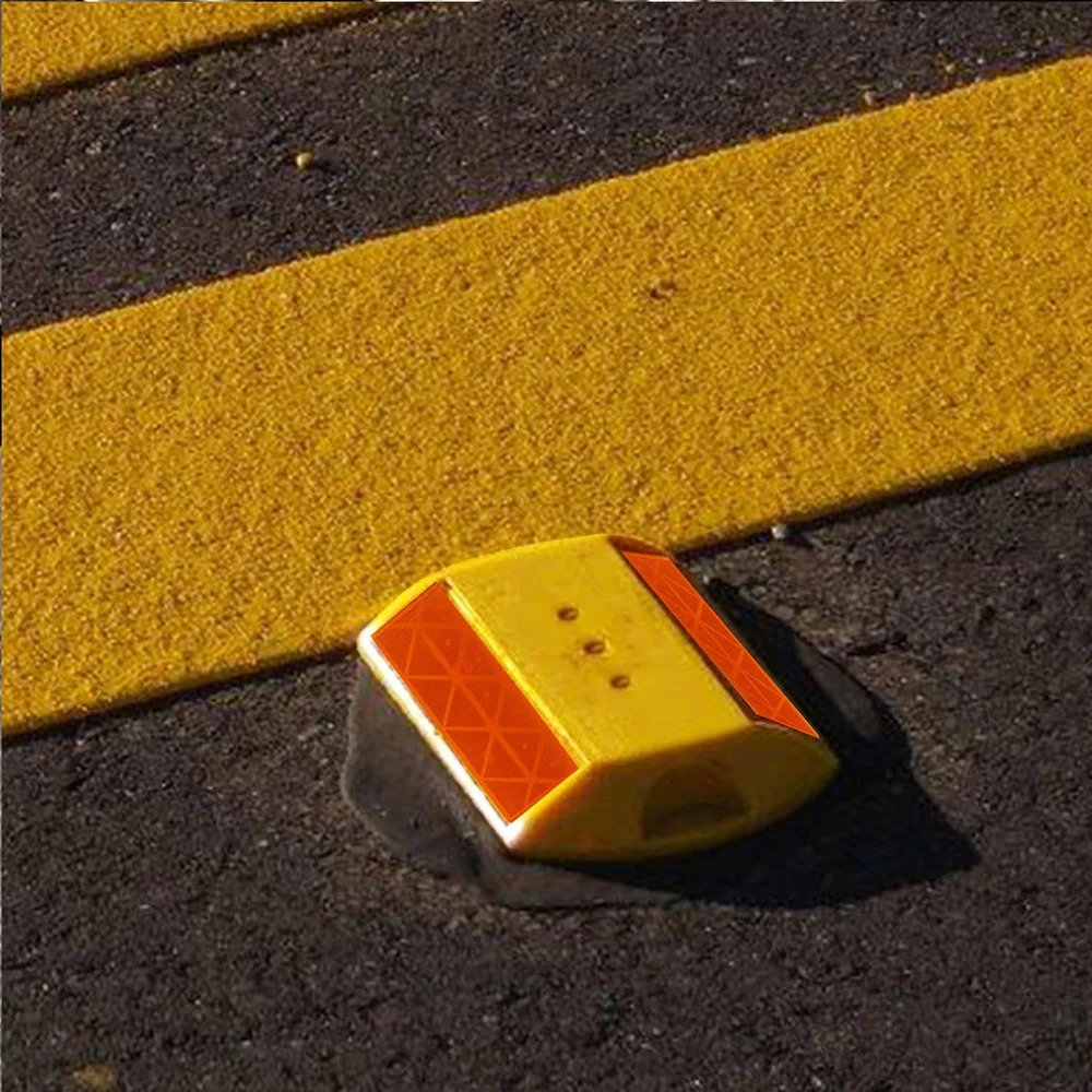 Epoxy Filled Road Studs - Color: Yellow/red/white