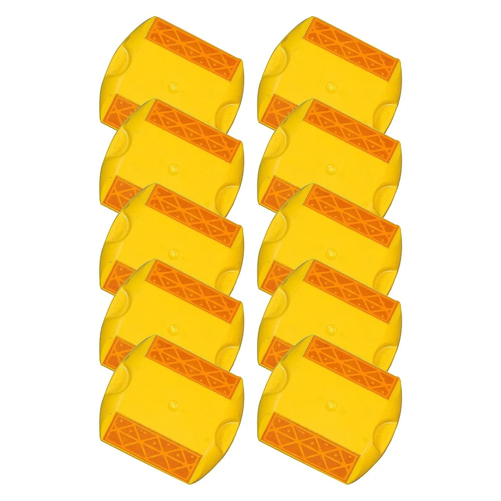 Epoxy Filled Road Studs - Color: Yellow/red/white