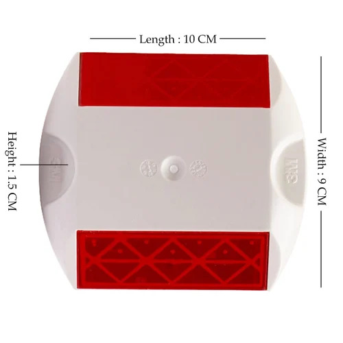 Cat Eye Road Stud - Color: Yellow/Red/White