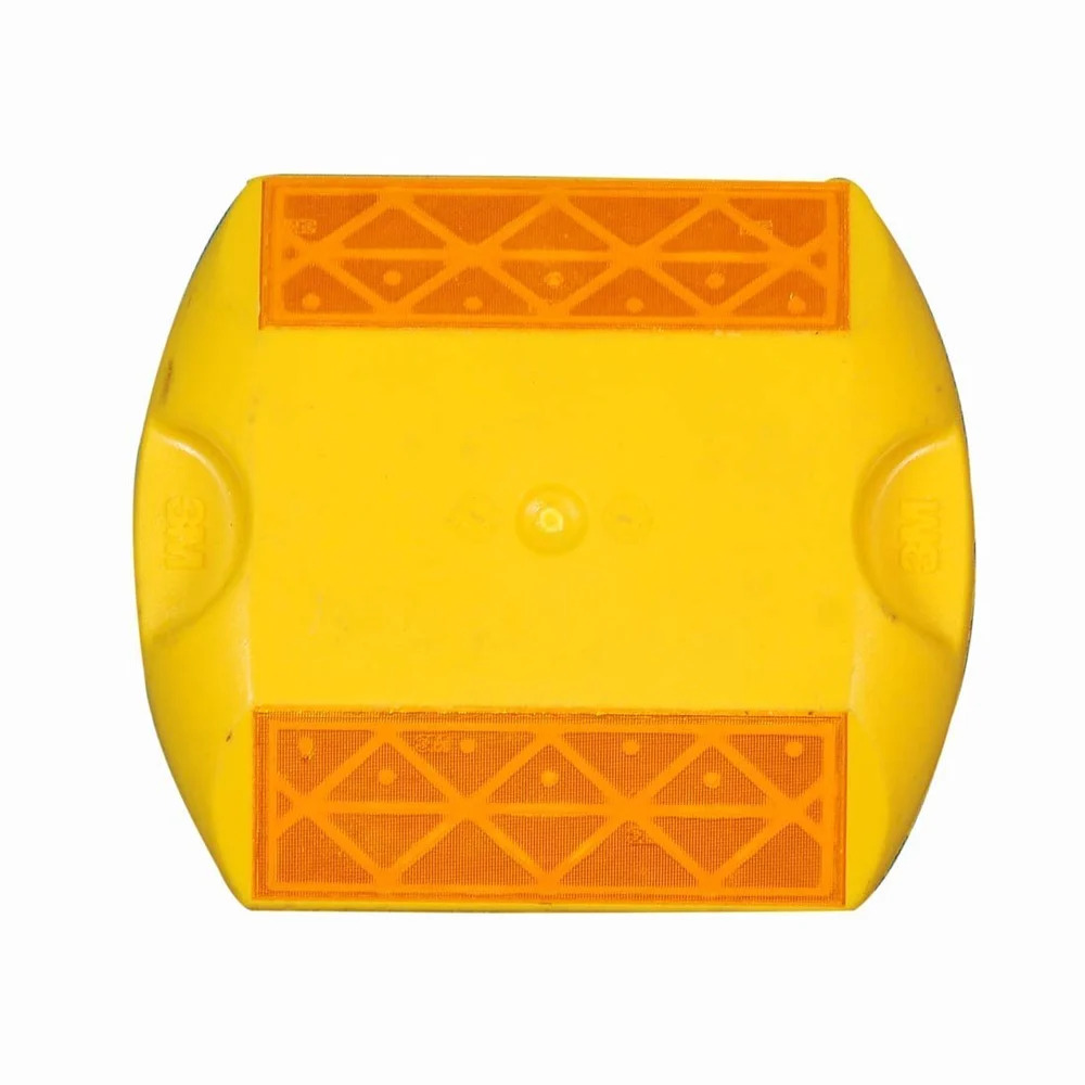 Cat Eye Road Stud - Color: Yellow/red/white