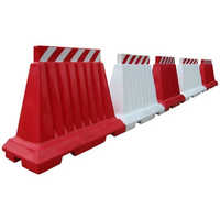 Road Safety Barrier - Color: Red And White
