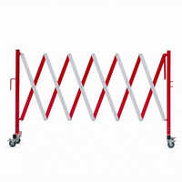 Road Barricade Stand - Color: White And Red