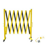 Expandable Metal Barrier - Color: Yellow And Black