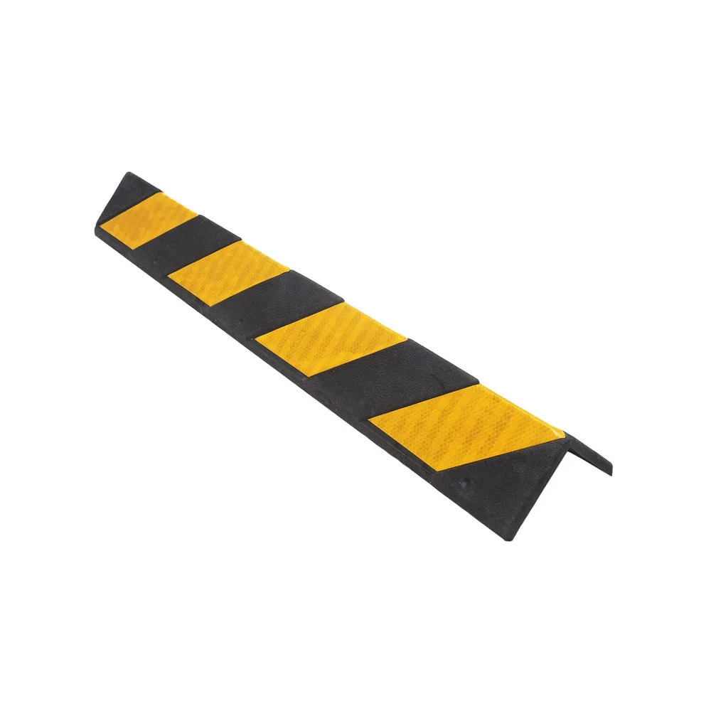 Rubber Column Guard - Color: Yellow And Black