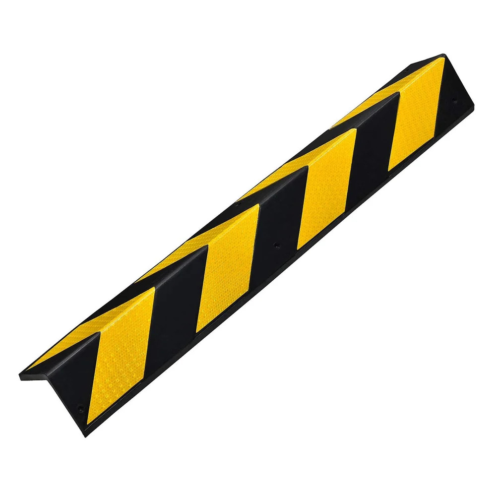 Rubber Column Guard - Color: Yellow And Black