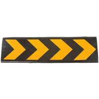 Rubber Wall Guard - Color: Yellow And Black