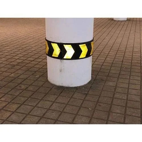 Rubber Wall Guard - Color: Yellow And Black