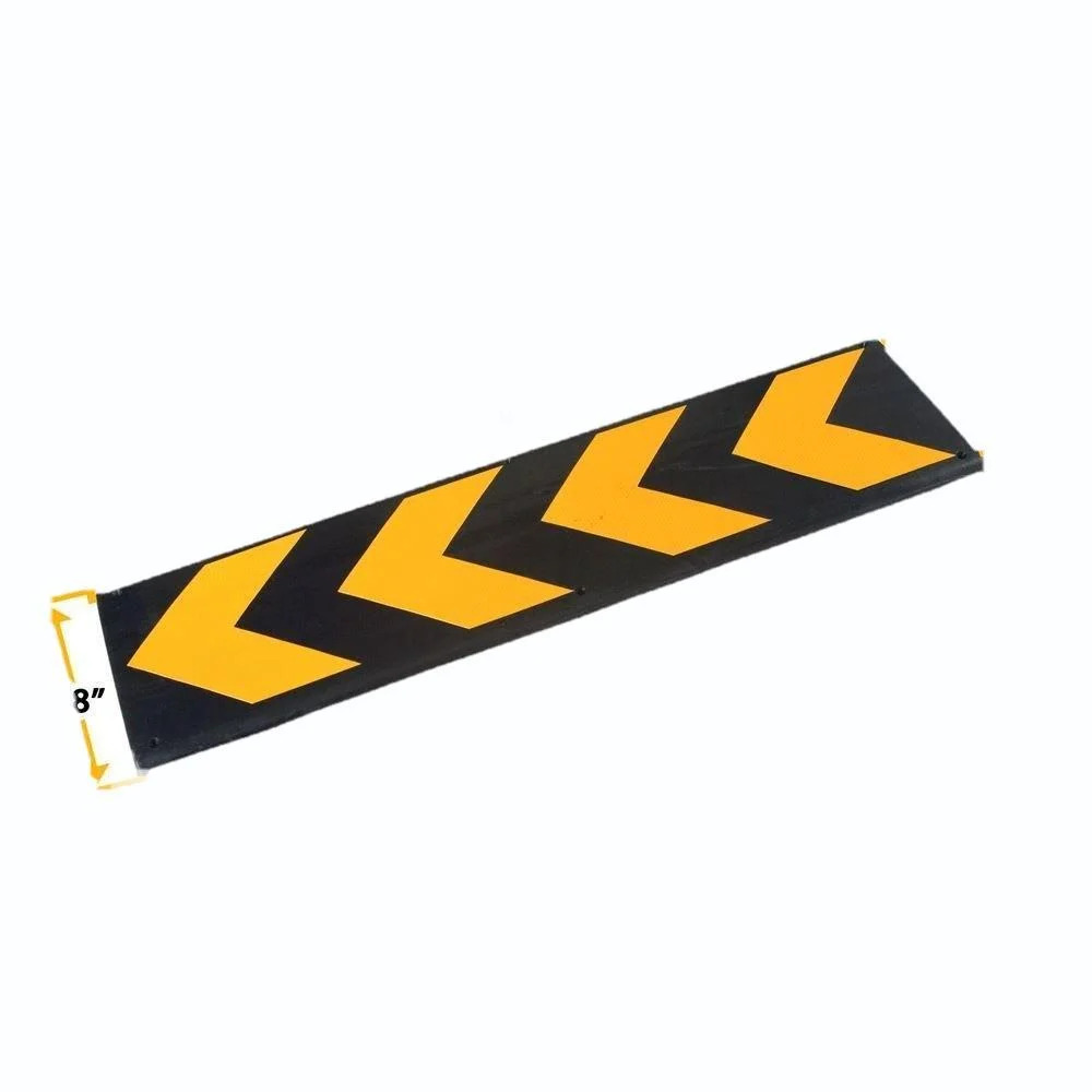 Rubber Wall Guard - Color: Yellow And Black
