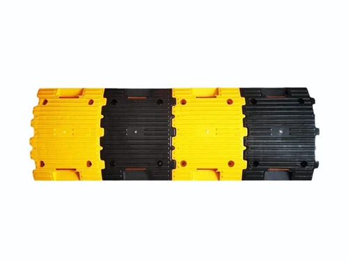 50Mm Plastic Speed Breaker - Color: Yellow And Black