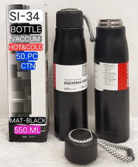 SI-34 Stainless Steel Sports DoriThread Bottle Black Color 550ml