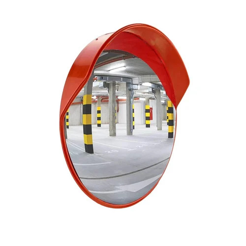 18 Inch Convex Mirror - Color: Red