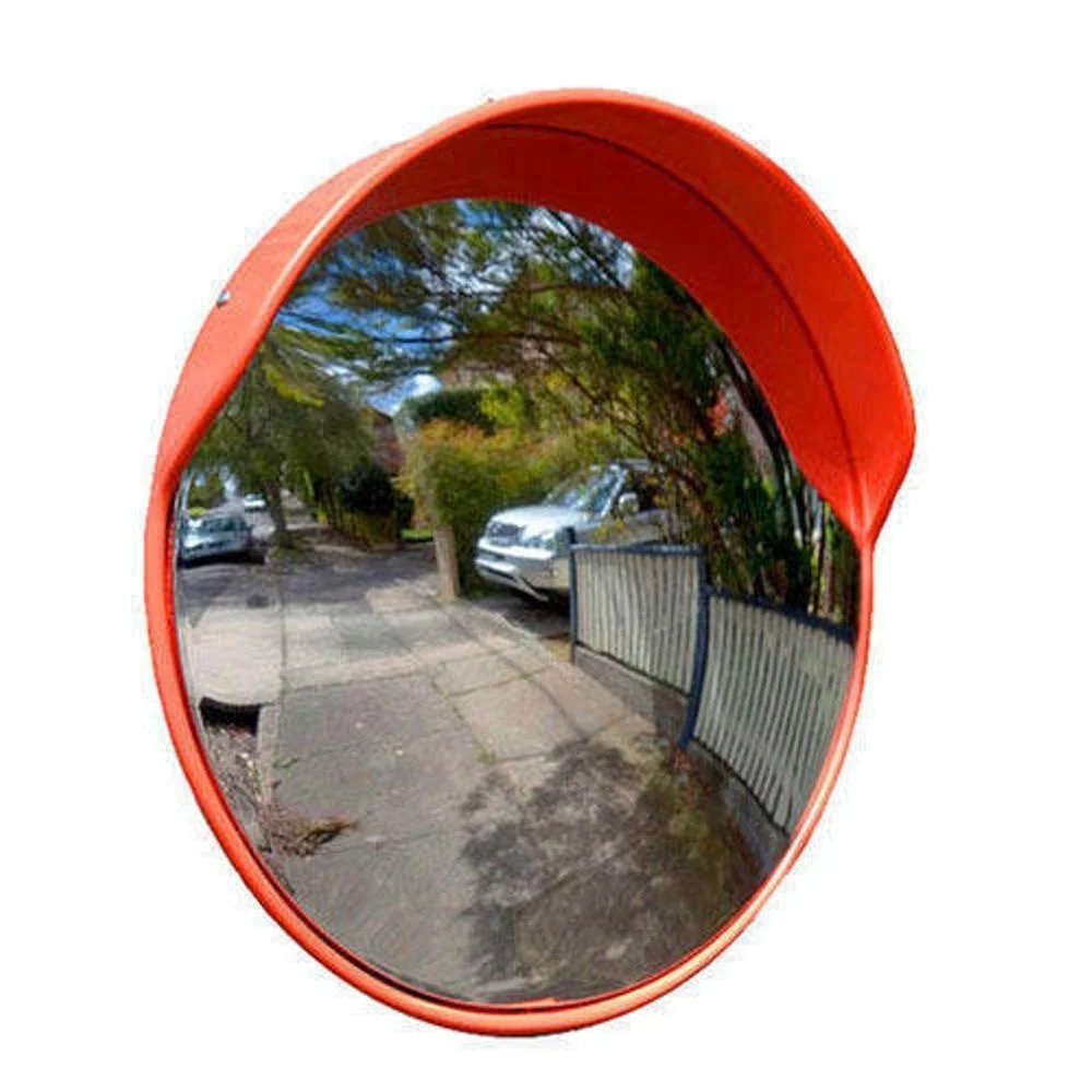 Polycarbonate Convex Mirror - Color: Red
