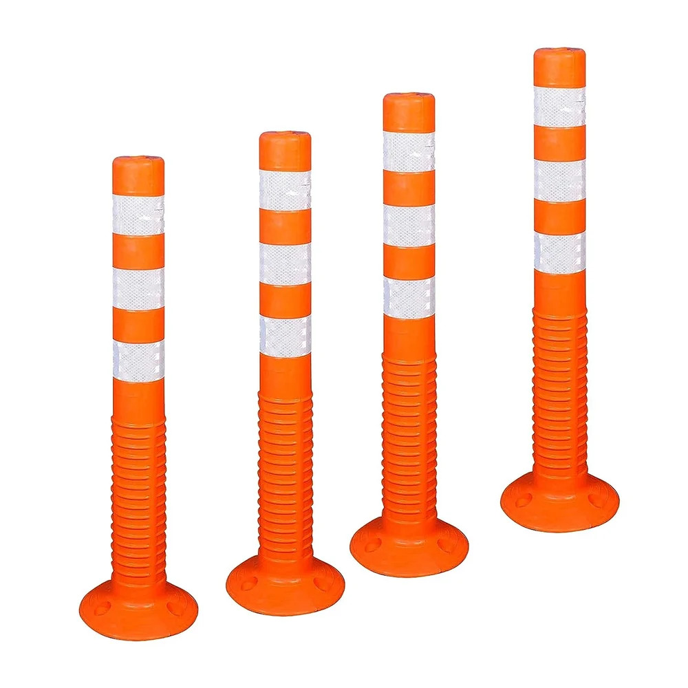 Road Lane Divider - Color: Orange And White