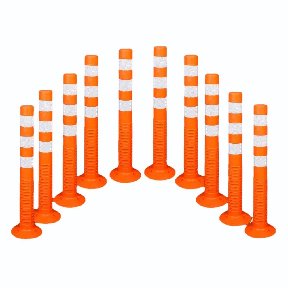 Road Lane Divider - Color: Orange And White