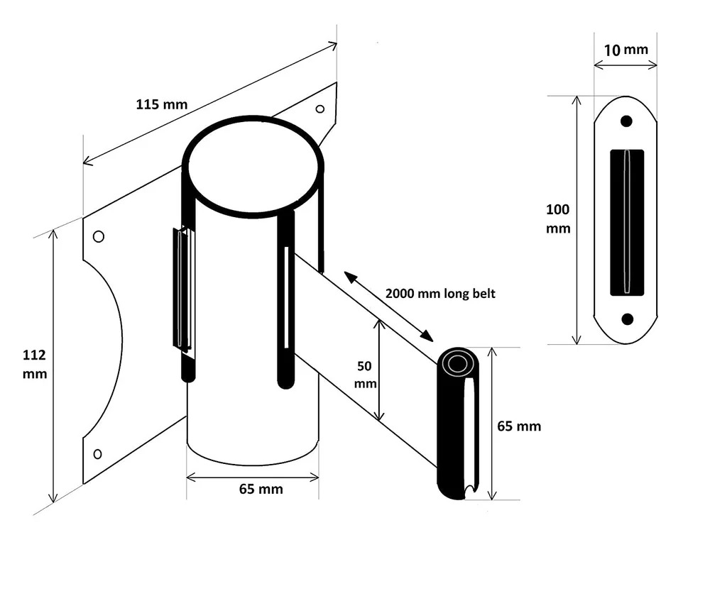 Wall Mount Queue Manager - Feature: Corrosion Resistance