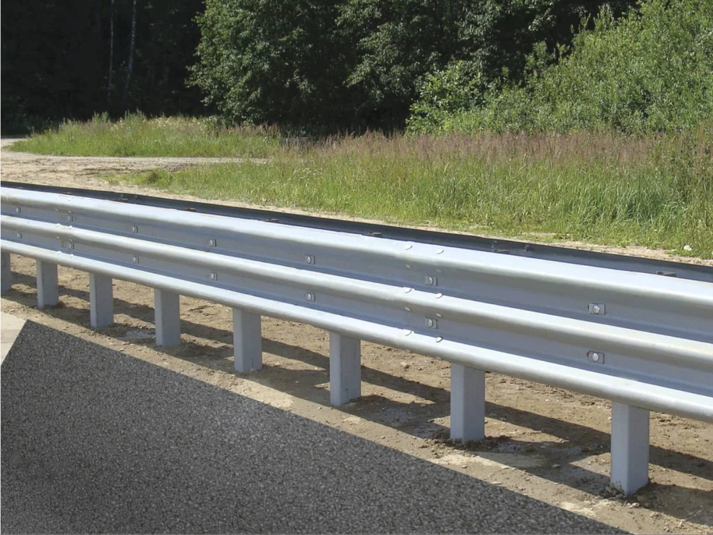 Metal Beam Crash Barrier - High-quality Metal, Customized Size Options, Silver Finish | Corrosion-resistant, Ideal For Road Safety Applications