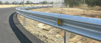 Road Guard Rails - Color: Silver