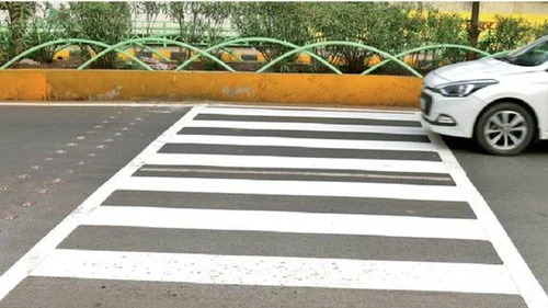 Thermoplastic Zebra Marking