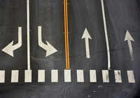Thermoplastic Paint Arrow Marking Service