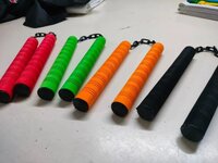 Multicolor Foam Nunchaku