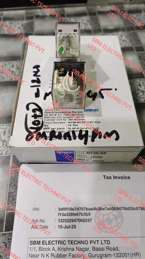 OMRON PIUG IN REALY, MY4N-GS 24VDC