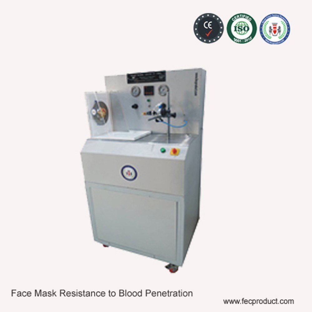 Resistance to Penetration by synthetic Blood Test Equipment