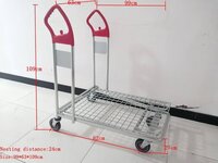 Flatbed Material Handling Trolly - Capacity: 250 Kg