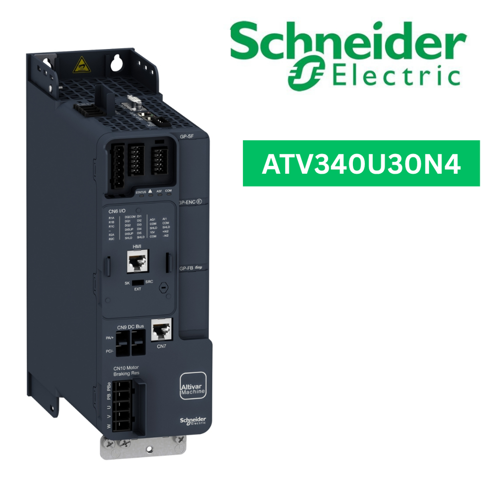 ATV340U30N4-variable speed drive, Altivar Machine ATV340, 3kW, heavy duty, 400V, 3 phases