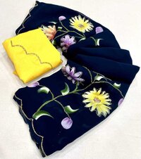 PURE GEORGETTE SAREE