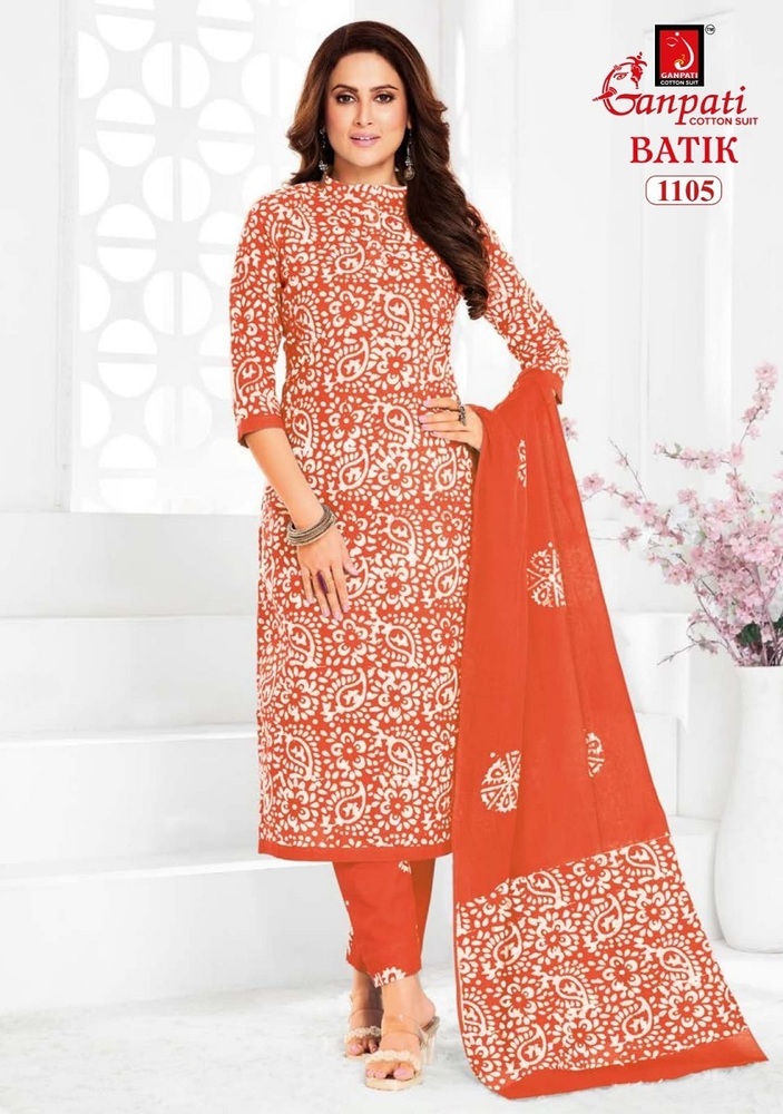 Ganpati Batik Pant Vol-11  Dress Material