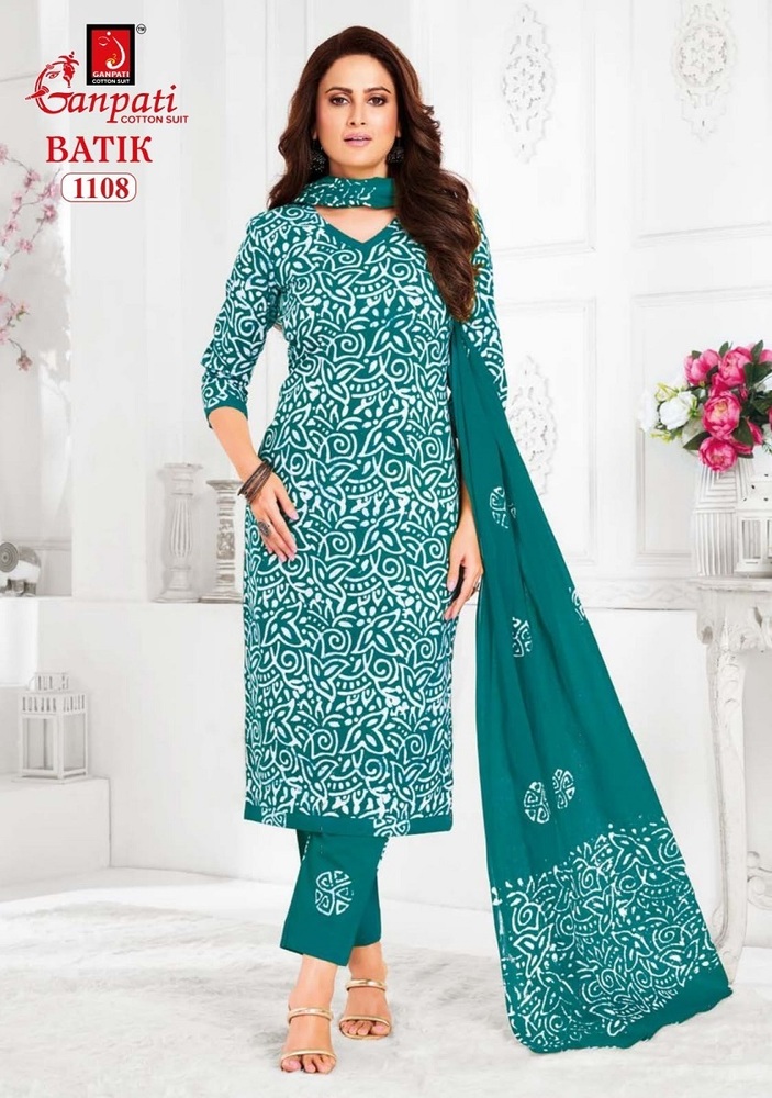 Ganpati Batik Pant Vol-11  Dress Material