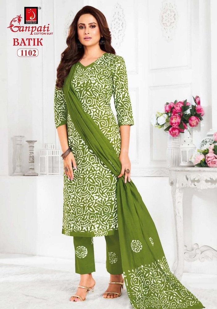 Ganpati Batik Pant Vol-11  Dress Material