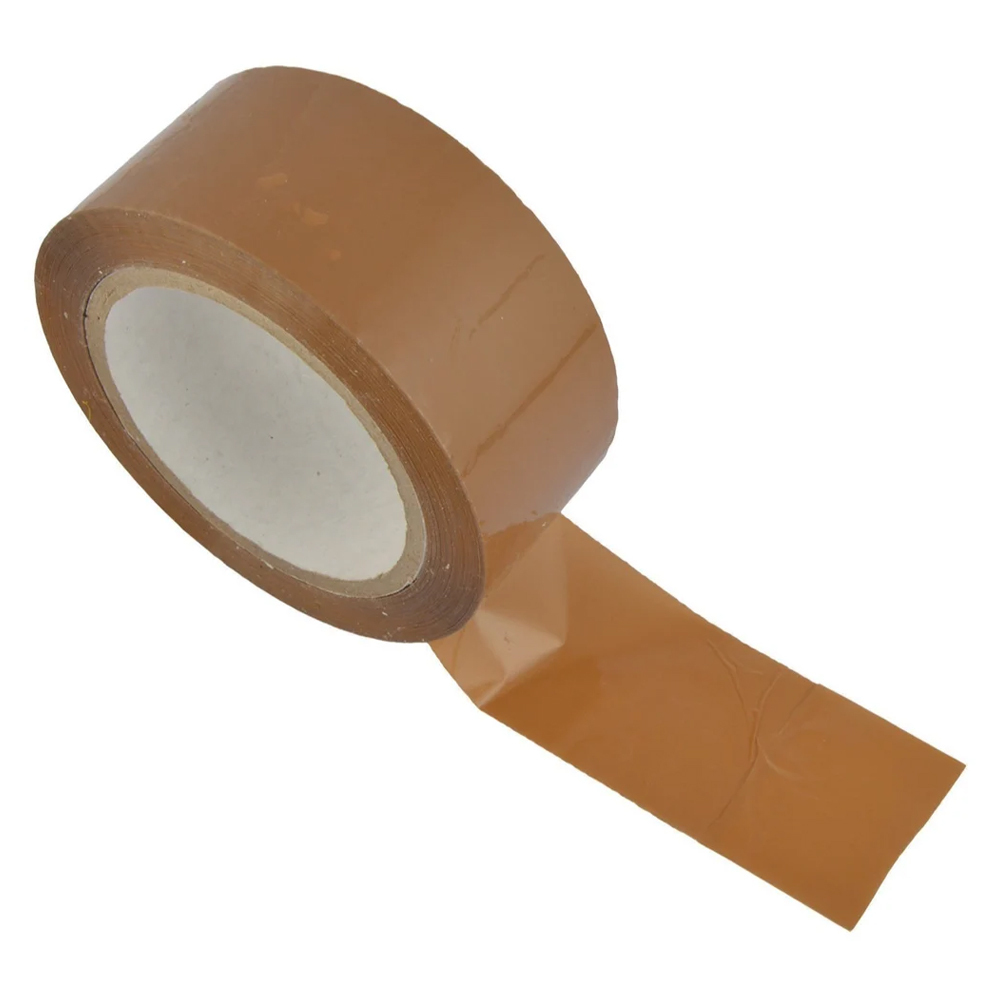 2 Inch Bopp Brown Tape - Length: 20  Meter (M)