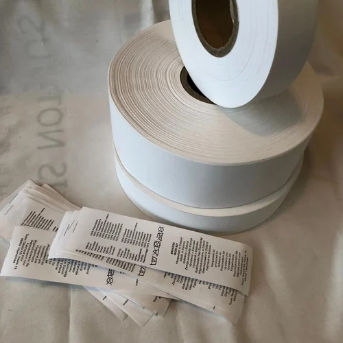 Label Printing Tape - Color: White