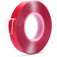 Acrylic Red Liner Foam Tape - Length: 30  Meter (m)