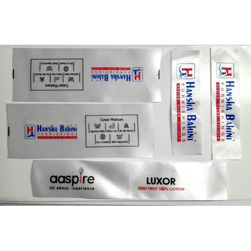 साटन प्रिंटेड लेबल - किशोर लेबल्स पवत. ल्टड.