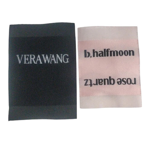 Polyester Wash Care Label - Color: White