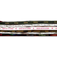 Polyester Woven Tape Laces - Color: White And Black