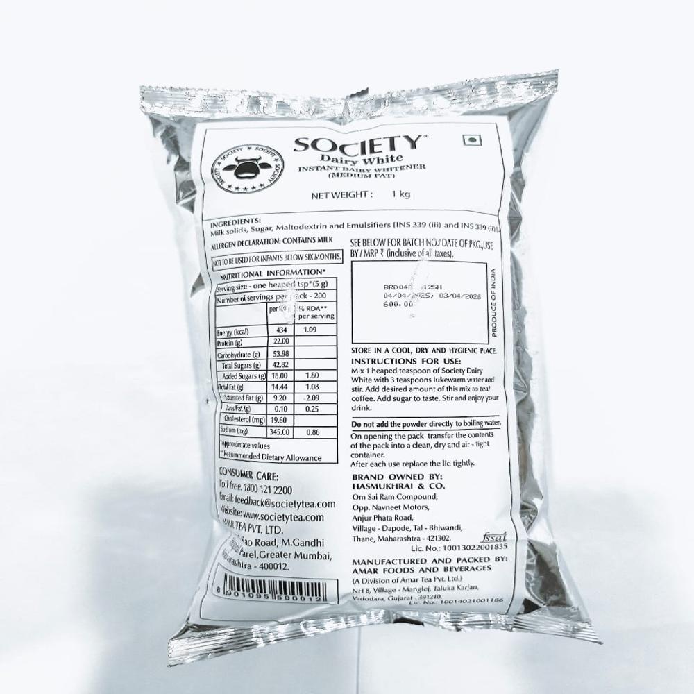Society Instant Dairy Whitener Medium Fat